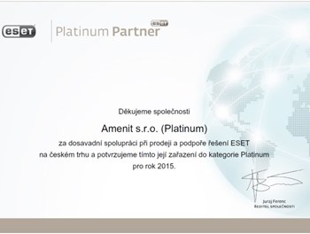 ESET Platinum Partner 2015