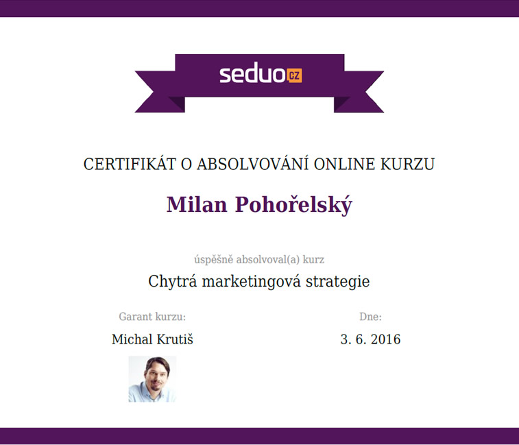 Chytrá marketingová strategie 2016