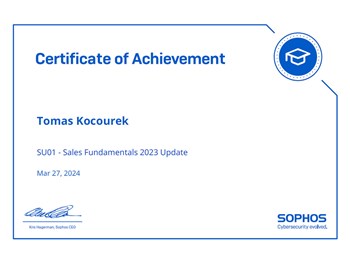 Sophos Sales Fundamentals 2023 Update 2024
