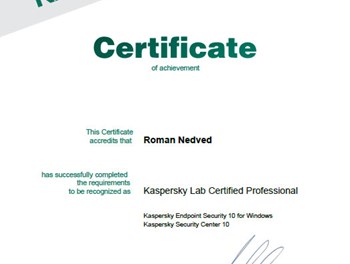 Kaspersky Certified Professional 2013