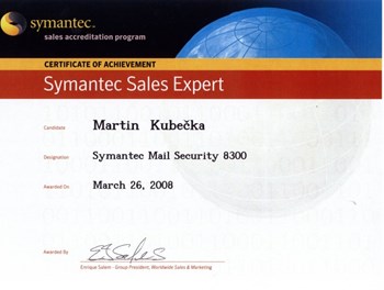 Symantec Sales Expert Mail Security 8300