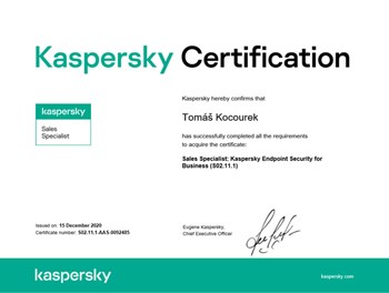 Kaspersky Sales Specialist 2020
