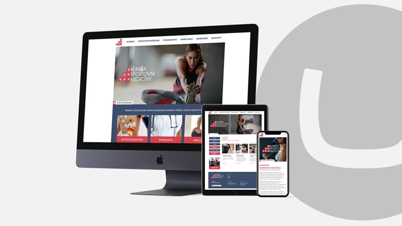 Webové stránky pro Sportovní medicínu
