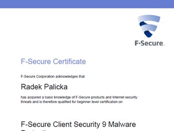F-Secure Client Security Malware Protection 2011
