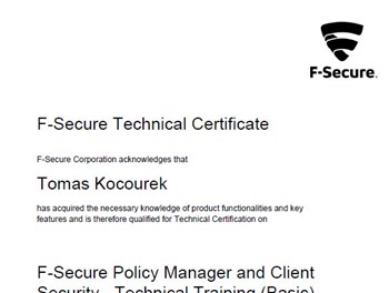 F-Secure Policy Manager and Client Security 2017