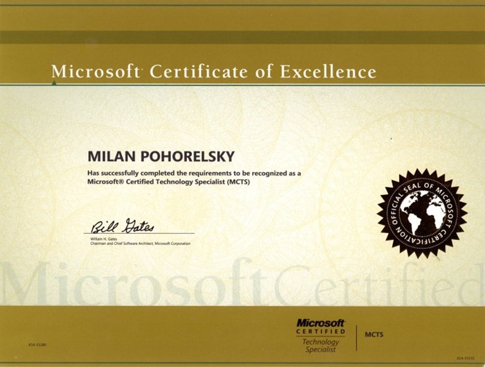 Microsoft Certified Technology Specialist 2009