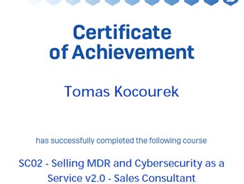 Sophos Certified Sales Consultant 2025
