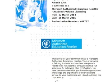 Microsoft Authorized Education Reseller 2014