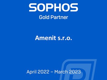 SOPHOS Gold Partner 2022/2023