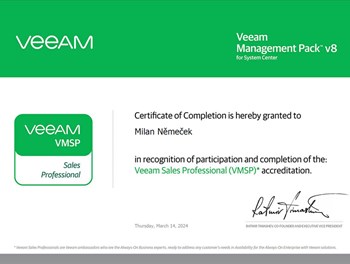 Veeam Sales Professional 2024