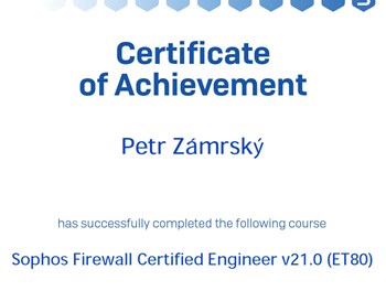 Sophos Firewall Certified Engineer 2025