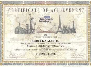 Microsoft SQL Server Course 1999